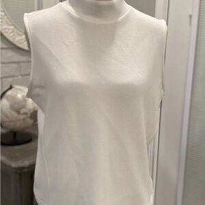SPANX Air Essentials White Sleeveless Mock Neck Top, 2X, NWT